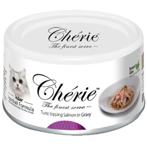Cherie Hairball тунец с лососем в подливе