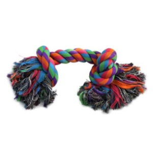Triol Игрушка для собак "Веревка, 2 узла", 180мм