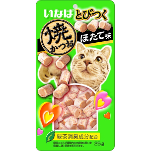 INABA ТОБИЦУКУ ЯКИКАЦУО Лакомство для кошек со вкусом морского гребешка 25г