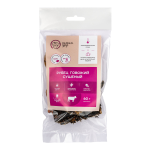 Рубец говяжий сушёный натуральный, 60гр