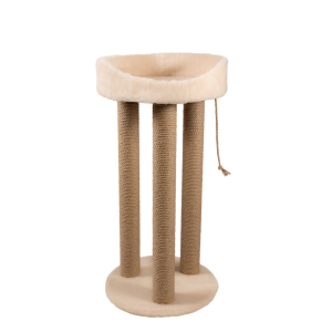 Cat-House Когтеточка для кошек (тринога с лежанкой), 85 см