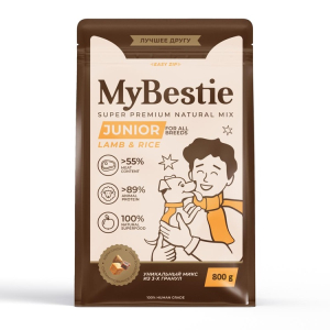 MyBestie JUNIOR сухой корм для щенков (ягнёнок) 800гр