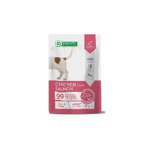 Natures Protection Skin and Coat Dog Adult для собак с курицей, лососем , 100г