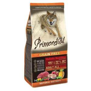 Primordial Dog Adult Buffalo&Mackerel сухой корм для собак (буйвол, скумбрия) 2кг