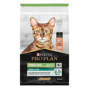 Purina Pro Plan Корм сухой для стерилизованных котов (лосось), 10кг