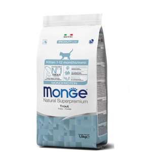 Monge Cat Speciality Line Monoprotein сух. корм 0,4кг д/котят и беременных кошек, из форели