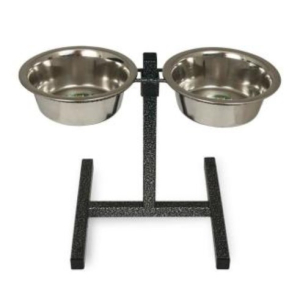 Комплект стойки с мисками 2*0,80л