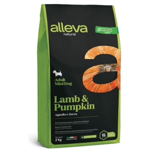 Alleva Natural Adult Mini для собак мелких пород (Ягненок и тыква), 2кг