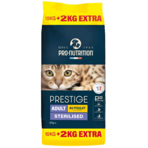 Flatazor Prestige Sterilized POULET сухой корм для стерилизованных кошек (птица) 10+2кг