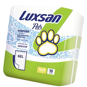 Коврики (пеленки) LUXSAN Premium GEL для животных 40х60, 10 шт