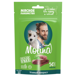 Molina Лакомство для щенков и собак всех пород (утиный хворост), 50г