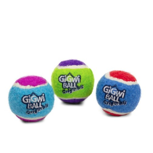 Gigwi Игрушка для собак Три мяча с пищалкой 4см, серия GiGwi BALL Originals