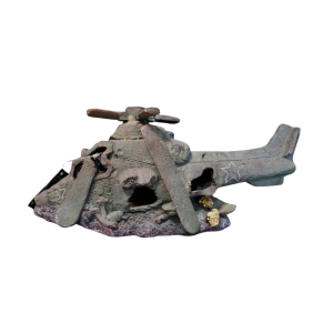 Декорация для аквариума Вертолет 29*11,5*13см