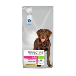 PERFECT FIT Сухой корм для взрослых собак средних и крупных пород с курицей 14,5 кг