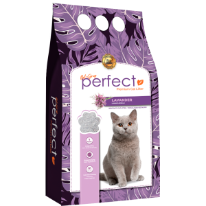 Наполнитель Perfect Cat Litter with Lavender Scented бентонитовый Лаванда 20л (16кг)