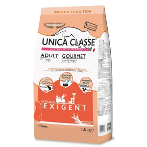 Unica Classe Корм сухой для кошек (лосось), 1,5кг