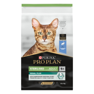 Purina Pro Plan Корм сухой для стерилизованных кошек (кролик), 10кг