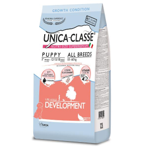 Unica Classe Корм сухой для щенков средних и крупных пород (курица), 3кг