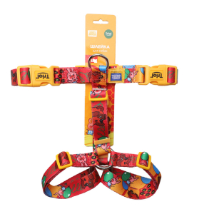 Triol СОЮЗМУЛЬТФИЛЬМ Шлейка нейлоновая "Большой секрет" L, красно-желтая, обхват груди 670-900мм