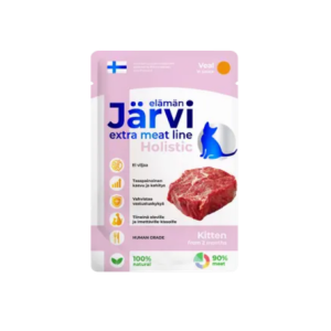 Jarvi Extra meat line влажный корм для кошек с чувствительным пищеварением, соус, (ягненок) 85гр