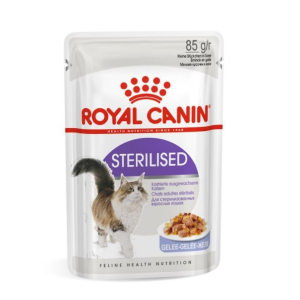 Royal Canin Sterilised Корм консервированный для взрослых кошек в желе, 85 гр
