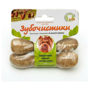 Деревенские лакомства Лакомство для собак мелких пород (зубочистки со вкусом курицы), 36г