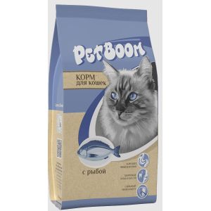 Petboom сухой корм для кошек (рыба) 10кг