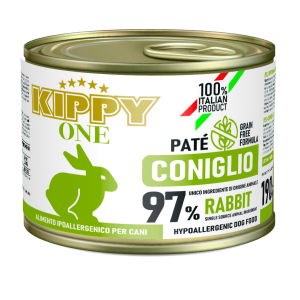 Kippy ONE Monoprotein Hyppoallergenic консервы для собак всех пород (кролик) 200 г