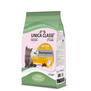 Unica Classe Корм сухой для котят (курица), 1,5кг