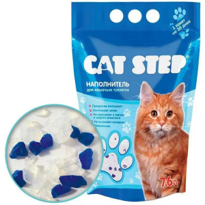 Cat Step Наполнитель силикагелевый для кошачьих туалетов, 15,2л