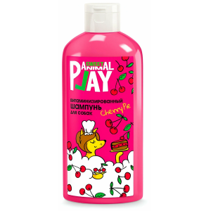 Animal Play Sweet шампунь витаминизированный для собак и кошек (вишневый пай) 300мл