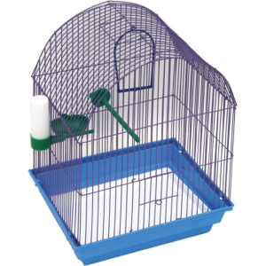 Клетка для птиц большая полукруглая, комплект