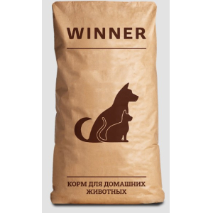 Мираторг Winner сухой корм  для собак взрослых средних и крупных пород, с курицей,15кг