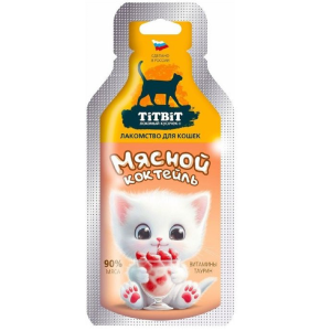 Titbit Мясной коктейль лакомство для кошек 15гр
