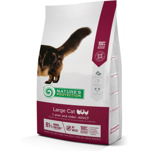 Nature's Protection Large Poultry Корм сухой для кошек крупных пород, 2кг