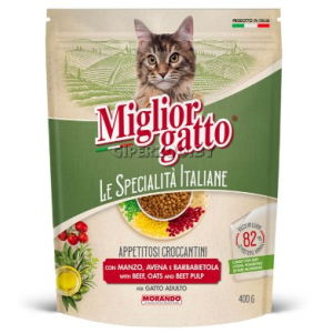 Miglior gatto Le Specialità Italiane сухой корм  для кошек с говядиной, овсом и свеклой,400гр