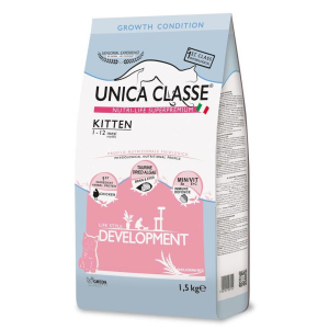 Unica Classe Корм сухой для котят (курица), 1,5кг