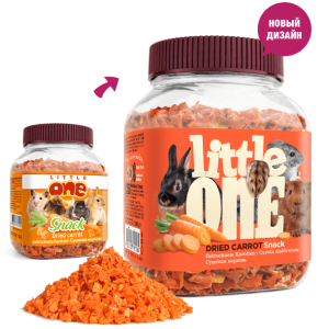 Little One Лакомство "Сушеная морковь" 200г
