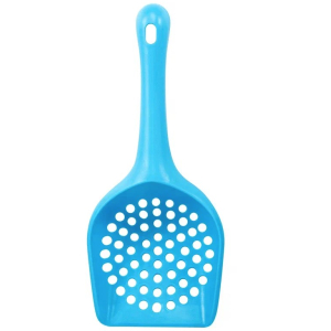 Triol Совок для кошачьего туалета с круглой ячейкой, 262*112*43мм (голубой)