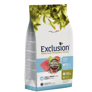 Сухой корм EXCLUSION Monoprotein Tuna Noble Grain д/щенков мелких пород с тунцом, 500 г