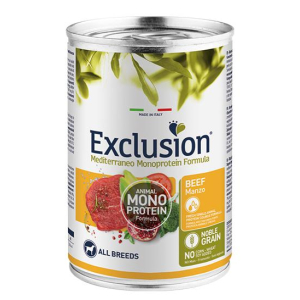 Exclusion Monoprotein Консервы для взрослых собак всех пород (говядина), 400г