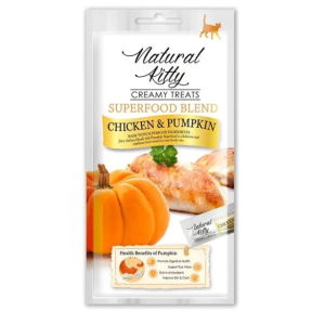 Pettric Natural Kitty крем-суп для кошек (курица, тыква) 4шт по 12гр