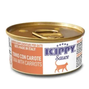 Kippy  для кошек с тунцом и морковкой в соусе,70г