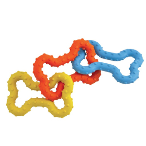 Игрушка Petstages "ОРКА Комбо косточки", для собак, 13 см, разноцветные