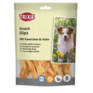 Лакомство "TRIXIE" для собак, снеки с кроликом и курицей, без глютена и сахара, 120 г.