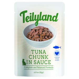 Teilyland для кошек кусочки с тунцом в соусе ,85г