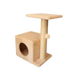 Alpha Домик когтеточка с боковой полкой для кошек