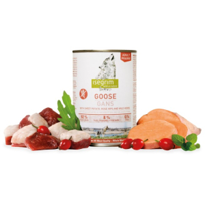 Isegrim для собак с мясом гуся, бататом, шиповником и дикими травами,400г