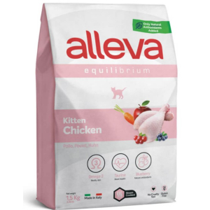 Alleva Equilibrium Корм сухой для котят (курица), 1,5кг