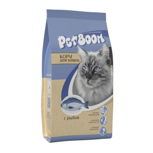 Petboom сухой корм для кошек (рыба) 2кг